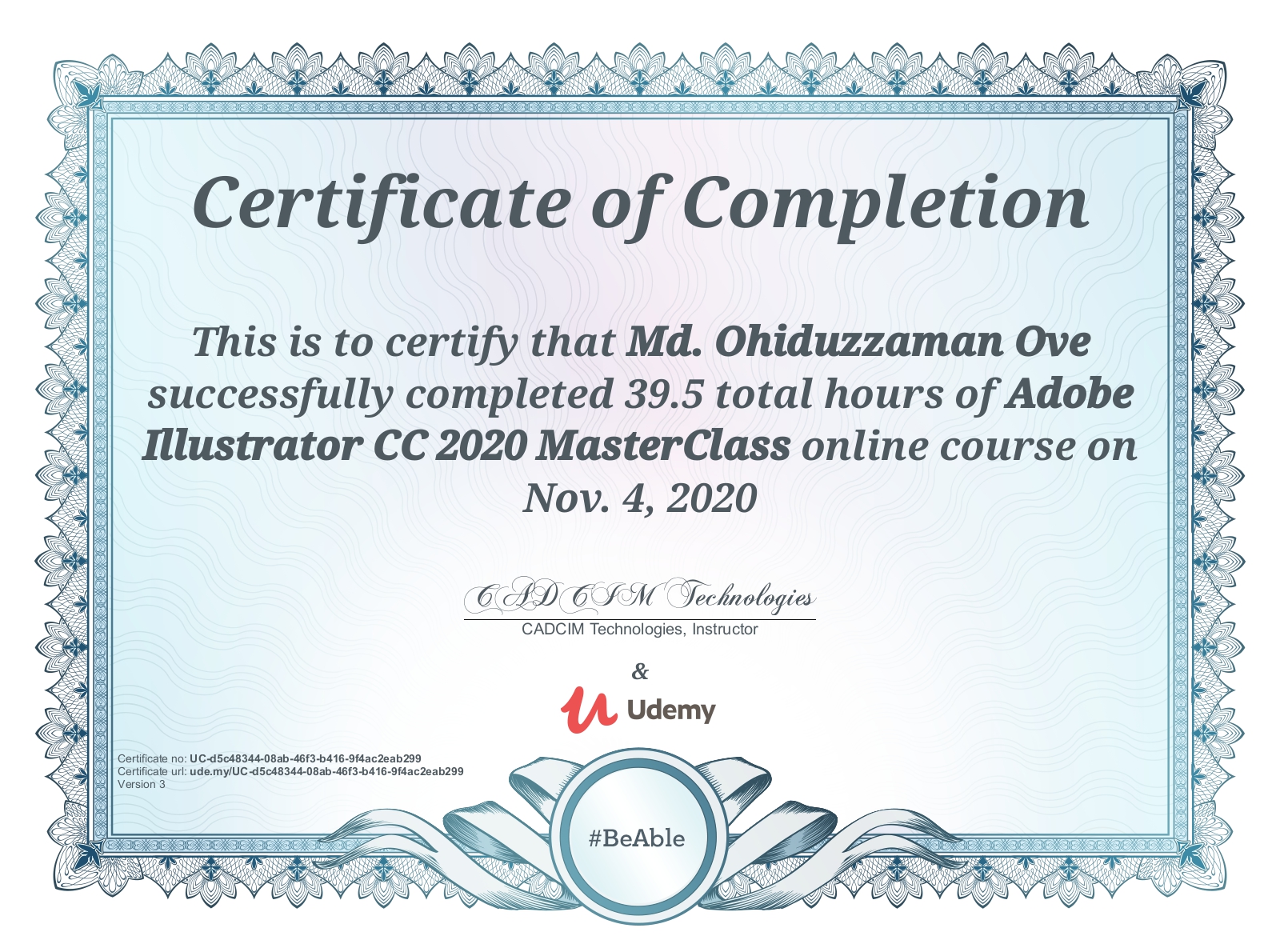 certificate image